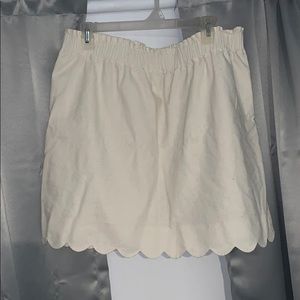 J. Crew scalloped sidewalk skirt